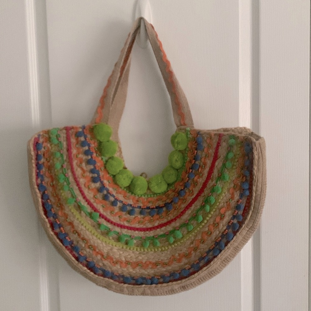 NWT straw bag
